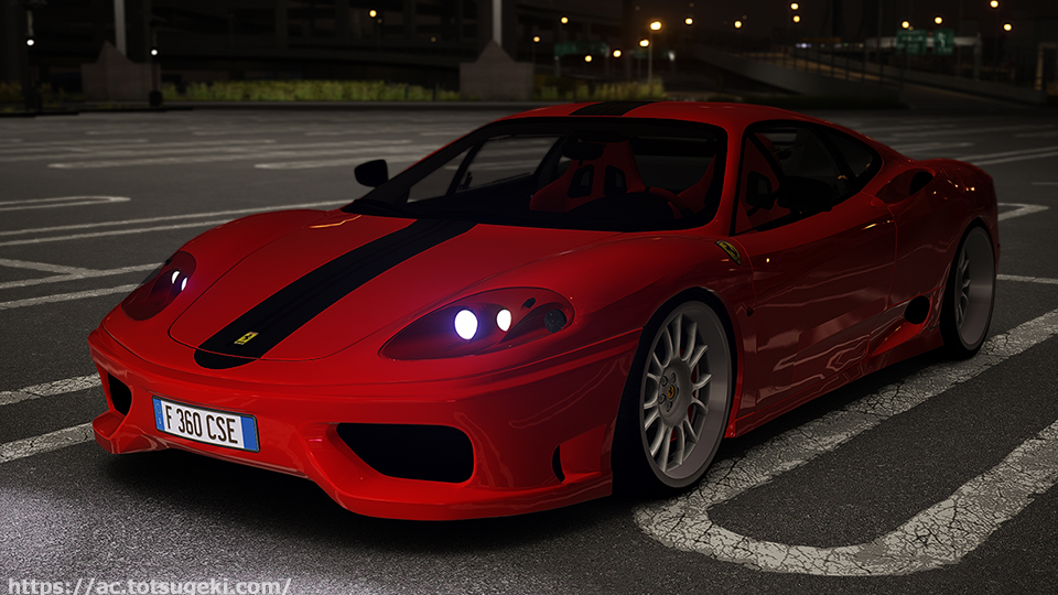 Assetto Corsa】フェラーリ・360 CS エヴォルツィオーネ | Ferrari 360 