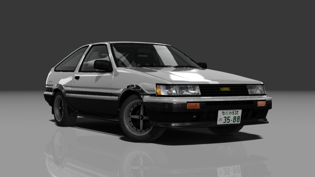 Assetto CorsaLEVINカローラ・レビンGT Apex AE 前期型 Touge