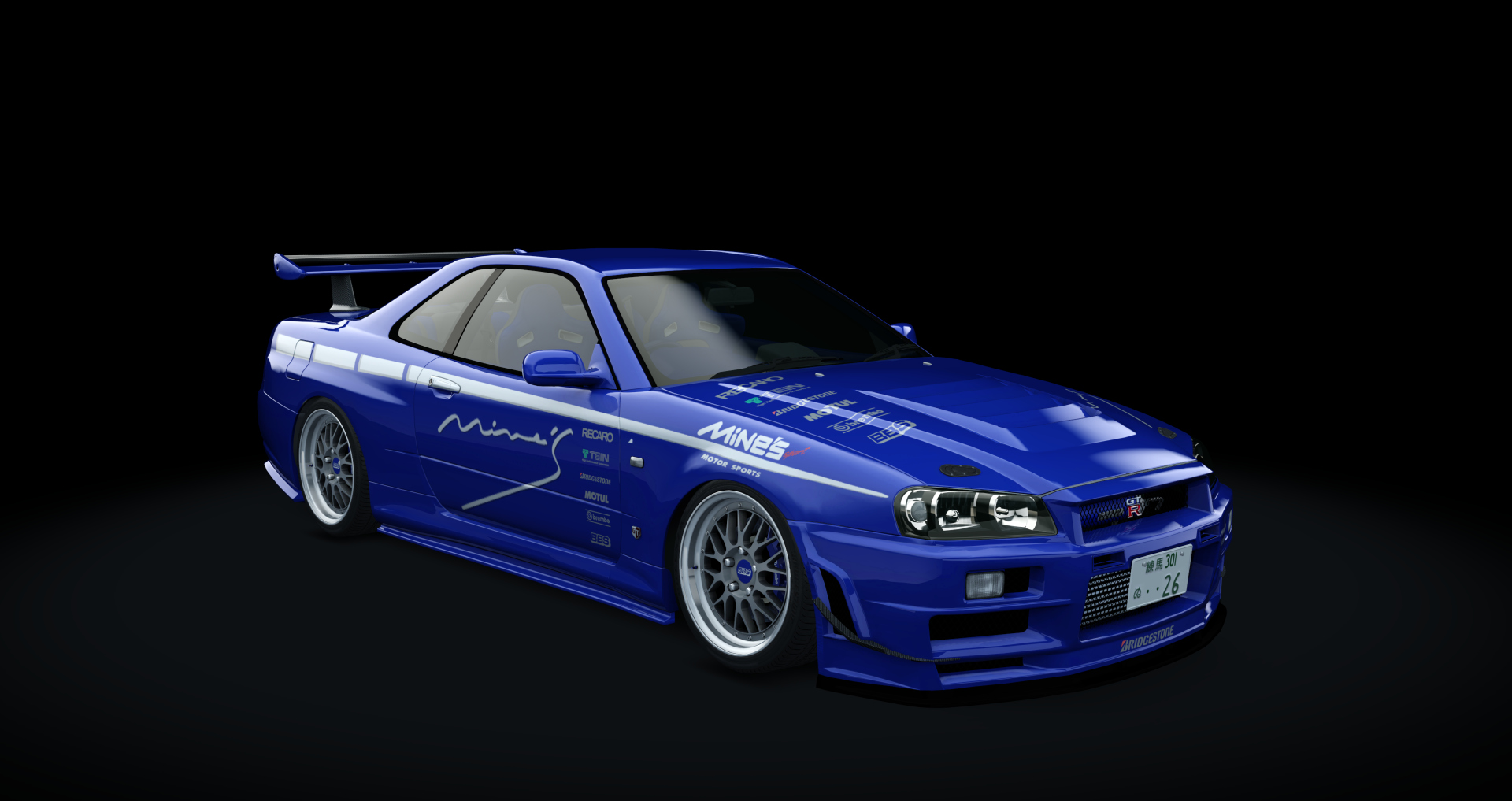 【Assetto Corsa】スカイライン R34 GT-R NISMO 大森ファクトリー S1 | Nissan Skyline GTR ...