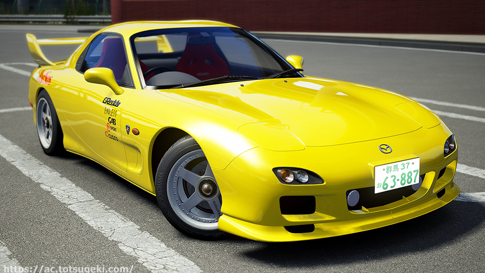 Assetto Corsa Rx 7 Fd3s First Stage 頭文字d イニシャルd Mazda Rx 7 Fd3s First Stage アセットコルサ Car Mod