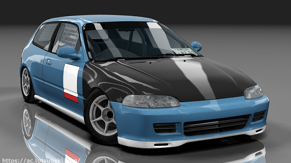 Assetto Corsa】シビック Si-R II EG6 環状仕様 | Honda Civic SiR-II