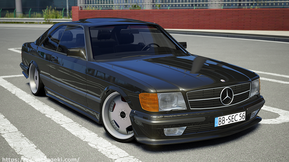 Assetto Corsa】メルセデス・ベンツ Sクラス 560SEC AMG 6.0 | Mercedes-Benz 560SEC AMG 6.0  | アセットコルサ car mod