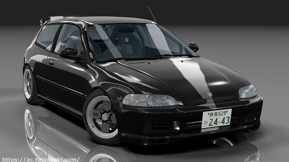 Assetto Corsa】シビック Si-R II EG6 | Honda Civic SiR-II [EG6] | アセットコルサ car mod