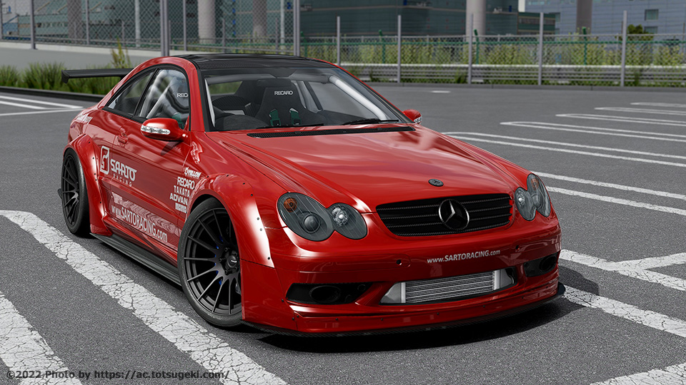 Assetto Corsa】メルセデス ベンツ CLK AMG W209 | Mercedes-Benz CLK AMG W209 | アセットコルサ  car mod