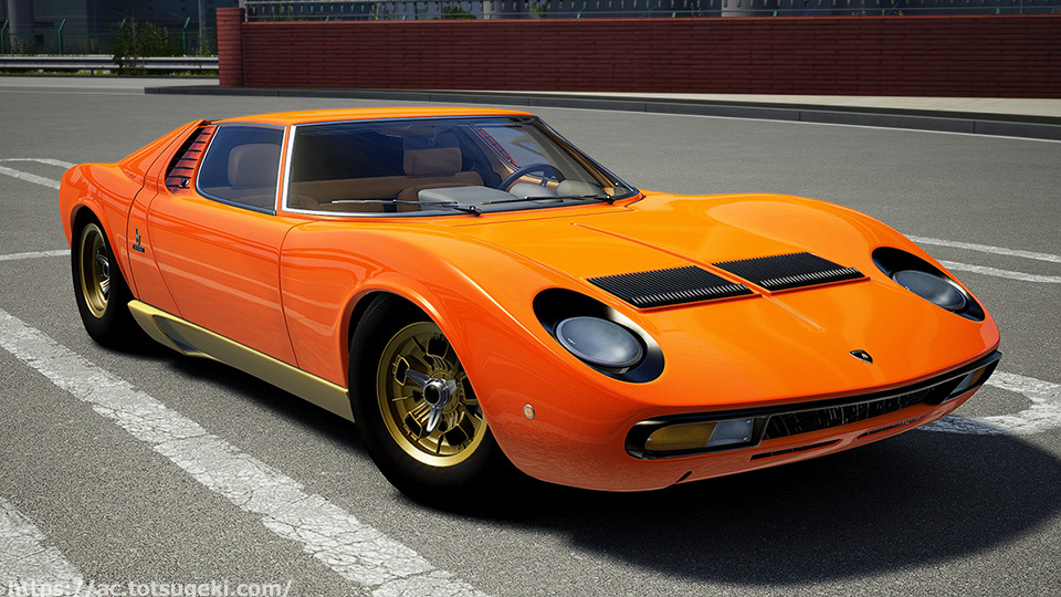 Assetto Corsa】ランボルギーニ・ミウラ P400SV | Lamborghini Miura