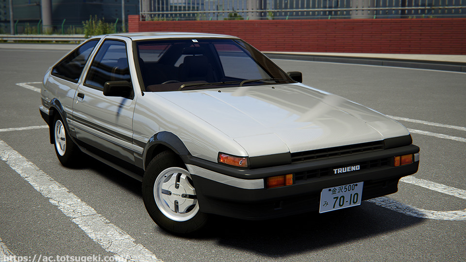 Assetto Corsa】TRUENO（スプリンター・トレノ）GT-APEX AE86 前期型 