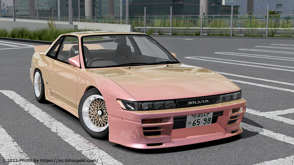 Assetto Corsa】S13 シルビア（SILVIA）TBO | TBO Nissan Silvia S13 | アセットコルサ car mod