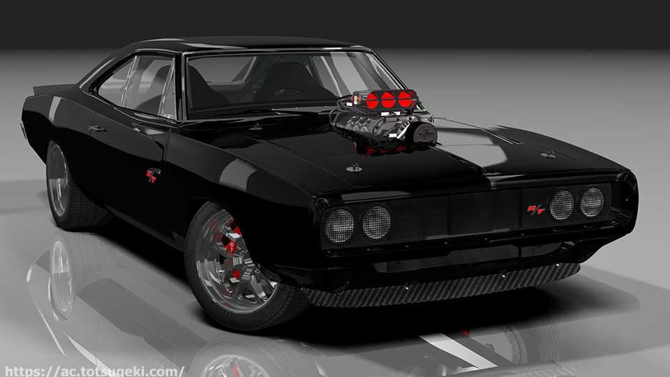 Assetto Corsa ダッジ チャージャー Fast Furious 1970 Dodge Charger Fast Furious 1970 アセットコルサ Car Mod