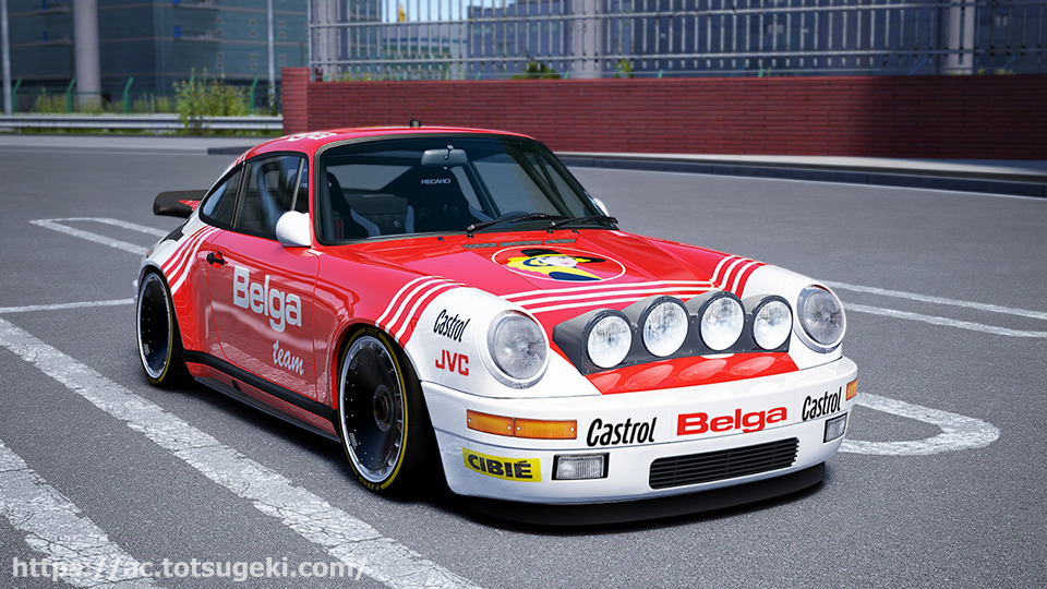 ポルシェ　911　SC 　RS 　ポルシェ　ワークス　ラリー　限定品2台セット　当時物　ビンテージ　フライ　1/32　スロットカー　絶版　激レア