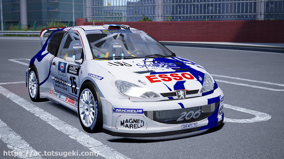 Assetto Corsa】プジョー・206 WRC | WRC Peugeot 206 | アセット