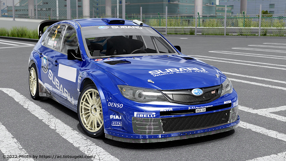 Assetto Corsa】スバル・インプレッサ GE WRC2008 (S14) | Subaru